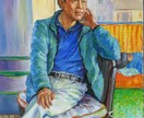 ゴッホ風リアル風　本格的絵画。外国人画家が描きます 〖油絵画〗写真から本格的西洋絵画、肖像画を描きます。 イメージ9