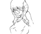 キャラクターを漫画の様な線画イラストで描きます カワイイ女の子からシブ~いおっちゃんまで幅広く対応してます！ イメージ5