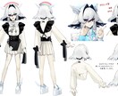 オリジナルキャラクターへ衣装をお仕立てします かわいかったりかっこいいメイド風衣装なんて、いかがですか？ イメージ2