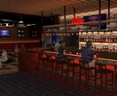 飲食店・美容室・オフィス等の3DCGを承ります フォトリアルなCGをお作りいたします。 イメージ2