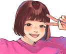 色彩豊かなSNSアイコン描きます アイコンや名刺に使えるような『雰囲気似顔絵』描きます イメージ3