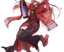 キャラクターイラスト描きます 配信用や歌ってみた、SNSのアイコンなど！商用利用可能です イメージ4