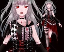 オリジナルキャラクターの立ち絵を描きます ゲームや配信、動画などに幅広く使えるイラストを作成します！ イメージ2