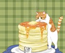 猫の可愛い似顔絵イラスト描きます 猫の種類、ポーズなどはご要望に合わせます◎ イメージ2