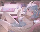 厚塗りで透明感のあるかわいいイラスト制作いたします アイコン、立ち絵、サムネイルなどさまざまな用途に！ イメージ1