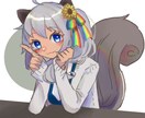 一枚絵、アイコン、サムネなんでも描きます 自由にお使いいただける立ち絵やバストアップを描きます イメージ4