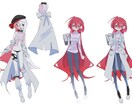 ミニ〜デフォルメのイラスト創作・版権受付けます SNS等でのアイコンや立ち絵・1枚絵最安値で作成します‼️ イメージ4