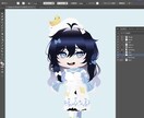 あなたのキャラをミニキャラにします 貴方のキャラクターをIllustratorで可愛く描きます！ イメージ2