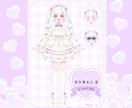 即対応⭐︎可愛い立ち絵イラストを作成します どんなポーズも可愛くお届け！パーツ分けも可能です！ イメージ6