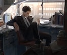 実際に存在しそうなリアルなキャラクターを描きます 厚塗り、アニメ塗りの両方に対応しています！ イメージ1