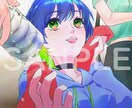 アニメ塗りの等身イラストを描きます 男女どちらもOK！アイコン・サムネイルなど、動画にも最適 イメージ5