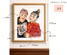 ハガキ:あたな好みに似顔絵をカスタマイズします 選べる似顔絵。あなた好みにカスタマイズ イメージ3