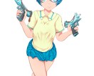 アイコンイラストでます アイコンやヘーダーメカ少女から〜武装少女まで描きます〜！！ イメージ4