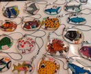 世界に一つだけのキーホルダーを作ります お魚さんとお名前お入れします！とっても可愛いイラスト♪ イメージ1