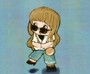 可愛いほんわかイラストをお届けします お家に飾ったりプレゼントなどにもOK イメージ2