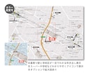 不動産広告に使える周辺マップを作成します 物件の周辺情報が一目でわかる詳細地図！不動産以外も◎ イメージ2