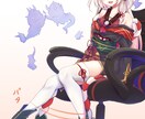 可愛く綺麗なイラストをお描きします キャラクター立ち絵や、綺麗な背景付きの一枚絵等お描きします！ イメージ7