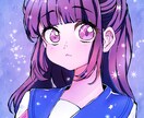 最短１週間！キラキラ可愛い女の子描きます SNSアイコン・ヘッダー/サムネイル/立ち絵など　商用OK！ イメージ3