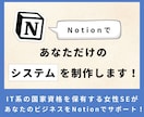 Notionであなただけのシステムを構築します 小規模組織や中小企業の経営者の方におすすめです！ イメージ1