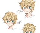 等身もしくはミニキャラの立ち絵を描きます あなただけのキャラクターを表情豊かに描きます! イメージ2
