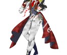 可愛い絵柄のキャラクター全身デザイン承ります Vtuber/TRPG等の立ち絵制作/無料修正無制限！ イメージ2