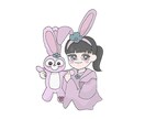 SNSアイコンイラスト、似顔絵描きます アイコンを変えたい方へ。オリジナルイラスト描きます！ イメージ1