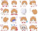 LINE　アニメーションスタンプの制作をいたします アニメスタンプ(24個)を制作 イメージ2