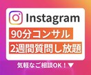 90分面談＋質問し放題でインスタ迷子卒業させます 聞きっぱなしで終わらない。わかるをできるに変える2週間伴走 イメージ1