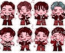 かわいいデフォルメイラスト描きます SNSアイコンやサムネ、グッズなど イメージ2