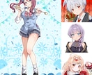 商用込み・可愛い絵柄！要望に合うイラスト描きます アニメ・イラスト/一枚絵・アイコン・立ち絵・動画配信・グッズ イメージ6