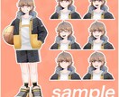 TRPG等の立ち絵、夢絵等作成致します TRPG等立ち絵、アイコン、表情差分 イメージ5