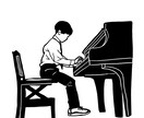 シンプルな似顔絵イラスト描きます 思い出の写真を元にシンプルでオシャレなイラストに仕上げます イメージ2