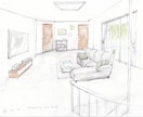 お洒落な手描き内観パースイラスト制作します CGにはない温かみと抜け感。多摩美卒イラストレーターが制作 イメージ4