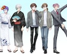 TRPG/配信用キャラクター立ち絵描きます 男性・女性キャラともに魅力的なキャラクターを丁寧に仕上げます イメージ3