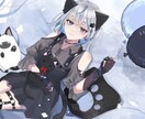 GIFイラスト作成致します 瞬きや口の開閉など、配信画面に動きを足したい方向け。 イメージ2