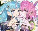 アイコン用イラストを描きます 既存のキャラだけでなくオリキャラにも対応しています イメージ1