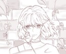 あなただけのアイコンイラスト描きます 透明感あふれる綺麗なイラスト作成します イメージ3