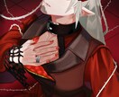 髭キャラ・おじさんのイラスト描きます キャラデザ・一次創作・二次創作まで幅広く!(バストアップ) イメージ1