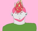 イラストアイコン、キャラクターデザイン描きます シュールでクスッと笑えるけど可愛いイラスト イメージ5