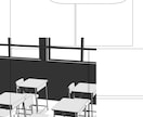 教室の机、椅子の3Ｄ配置＆レンダリング承ります ☆お試し有り☆学園漫画の教室背景で苦労されている方へ イメージ6