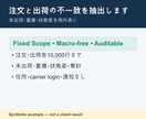 注文と出荷の不一致を抽出します 注文CSVと出荷CSVを照合し未出荷を一覧化 イメージ1
