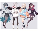 活動用イラストお描き致します 立ち絵、一枚絵、動画用イラストなどご相談ください！ イメージ2