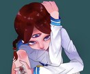 彩度高めなキャラクター、イラストを作成します 個性と雰囲気、目を惹くようなイラストを描かせていただきます！ イメージ3