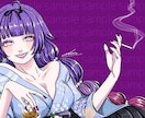 ガツっと目を惹く！MV・サムネ用イラスト描き（ます 歌い手様必見！MV・サムネ・ジャケ対応！エッジのある可愛さを イメージ6