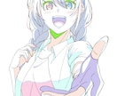 アニメ塗り＋原画風塗り｜同線画で2枚納品します 絵柄寄せ可能！破格の値段で高クオリティのイラストを納品！ イメージ5
