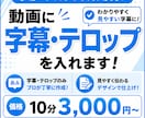 CapCutで字幕・テロップを丁寧に代行します CapCutで字幕・テロップを代行します イメージ1