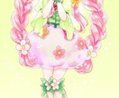 オリジナルイラストを制作します キラキラ、ファンシーな少女漫画テイストのイラスト イメージ3