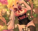 イラストや絵が好きな方よろしくお願い致します 厚塗り イラスト 病み 男性 女性 イメージ1