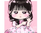 似顔絵イラスト製作いたします ポップな絵柄の表情豊かな似顔絵描きます！ イメージ7