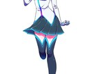 目立つ！アニメ調透過立ち絵描きます VTuber・TRPGにお使いいただける透過立ち絵！ イメージ3